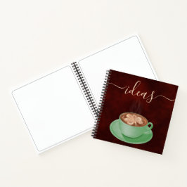St. Patrick's Day Cappuccino Kaffee Notizblock