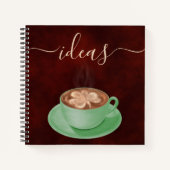 St. Patrick's Day Cappuccino Kaffee Notizblock (Vorderseite)