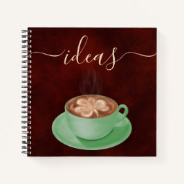 St. Patrick's Day Cappuccino Kaffee Notizblock