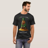 St. Patricks Day Capybara Kobold Goldmünzen T-Shirt (Vorne ganz)