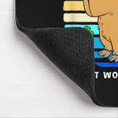 St Patricks Day Capybyra Dont Worry Be Capy 1 Mousepad (Ecke)