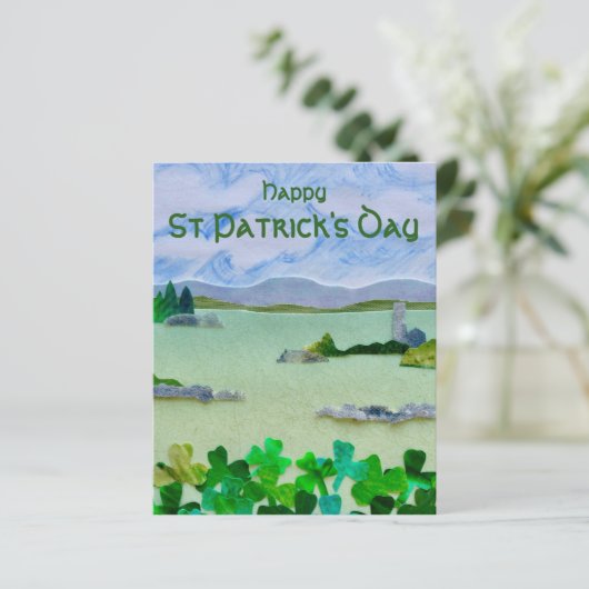 St Patrick's Day Card (Stehend Vorderseite)