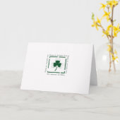 St. Patrick's Day Card Elegant Einfach Karte (Gelbe Blume)