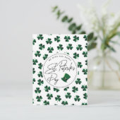 St. Patrick's Day Card Feiertagskarte (Stehend Vorderseite)