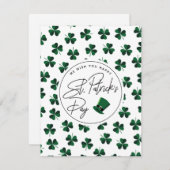 St. Patrick's Day Card Feiertagskarte (Vorne/Hinten)