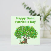 St. Patrick's Day Card Feiertagskarte (Stehend Vorderseite)