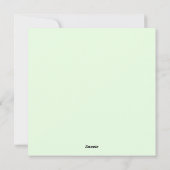 St. Patrick's Day Card Feiertagskarte (Rückseite)