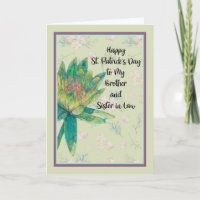 St. Patrick's Day Card für Bruder und Schwester im