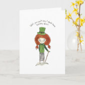 St. Patrick's Day Card Karte (Gelbe Blume)