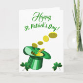 St. Patrick's Day Card Karte (Vorderseite)