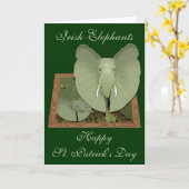 St. Patrick's Day Card Karte (Gelbe Blume)