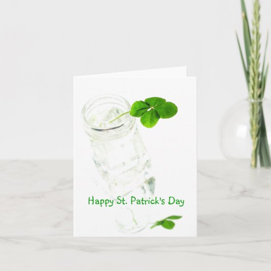 St. Patrick's Day Card Karte (Vorderseite)