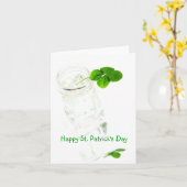 St. Patrick's Day Card Karte (Gelbe Blume)