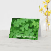 St. Patrick's Day Card Karte (Gelbe Blume)