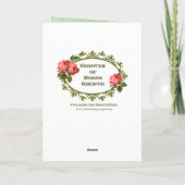 St. Patrick's Day Card mit Gebet und Vers im Inner Karte (Rückseite)