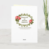 St. Patrick's Day Card mit Gebet und Vers im Inner Karte (Rückseite)