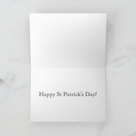 St Patrick's Day Card mit Irish Sessing 1 Karte (Innenseite)