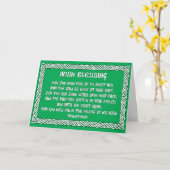 St Patrick's Day Card mit Irish Sessing 1 Karte (Gelbe Blume)