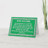 St Patrick's Day Card mit Irish Sessing 1 Karte (Vorderseite)