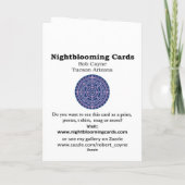 St Patrick's Day Card mit Irish Sessing auf Green Karte (Rückseite)