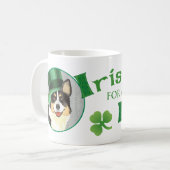 St. Patrick's Day Cardigan Welsh Corgi Kaffeetasse (Vorderseite Links)