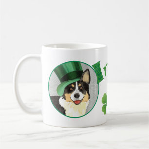 St. Patrick's Day Cardigan Welsh Corgi Kaffeetasse