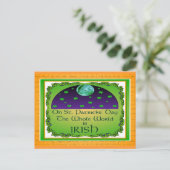 St Patricks Day Cards Postkarte (Stehend Vorderseite)