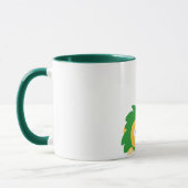 St Patrick's Day Cartoon Löwen Tasse (Links)