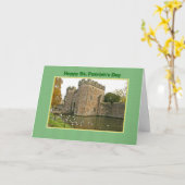 St. Patrick's Day Castle and Moat with Seagulls Karte (Gelbe Blume)