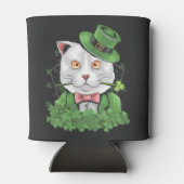 St. Patrick's Day Cat Can Cooler Dosenkühler (Rückseite)