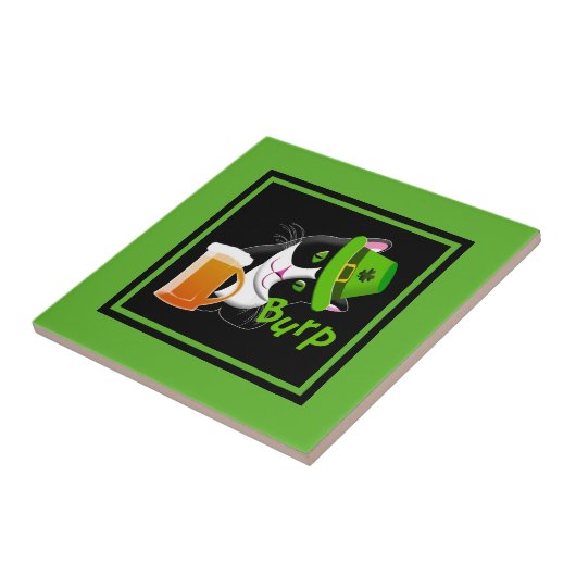 St. Patrick's Day Cat Fliese (Seite)