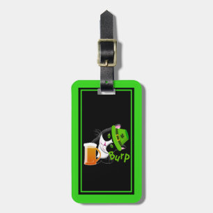 St. Patrick's Day Cat Gepäckanhänger