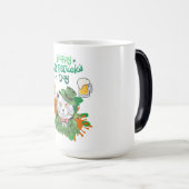 St. Patrick's Day Cat - Holiday - Design Verwandlungstasse (VorderseiteRechts)