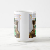 St Patrick's Day Cat Humor  Kaffeetasse (Mittel)
