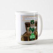 St Patrick's Day Cat Humor  Kaffeetasse (VorderseiteRechts)