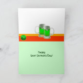 ST. PATRICK'S DAY CAT LEPRECHAUN HAT IRISH BIERS KARTE (Innenseite)