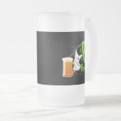 St. Patrick's Day Cat Mattglas Bierglas (VorderseiteRechts)