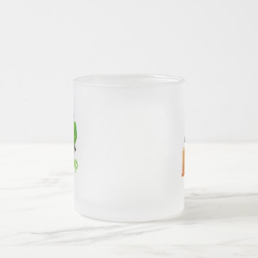 St. Patrick's Day Cat Mattglastasse (Mittel)