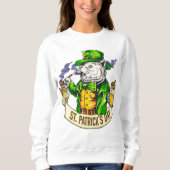 St. Patrick's Day Cat Sweatshirt (Vorderseite)