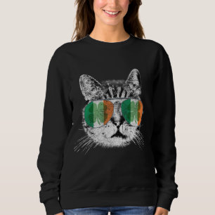 St Patrick's Day Cat Tricks Irish Saint Catty's Sh Sweatshirt