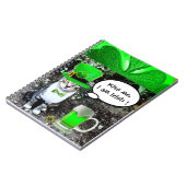 ST PATRICK'S DAY CAT UND GRÜNES IRISH BIER NOTIZBLOCK (Linke Seite)