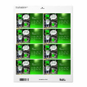 ST PATRICK'S DAY CAT WITH GREEN IRISH BEER (Vorne)