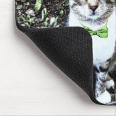 ST PATRICK'S DAY CAT WITH GREEN IRISH BEER MOUSEPAD (Ecke)