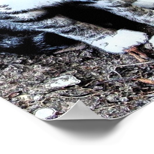 ST PATRICK'S DAY CAT WITH GREEN IRISH BEER POSTER (Ecke)