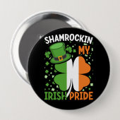 St. Patrick's Day Celebration Button (Vorne & Hinten)