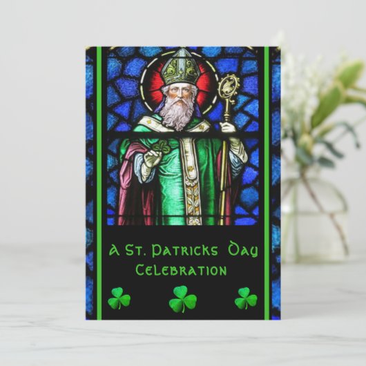 St. Patricks Day Celebration Einladung (Stehend Vorderseite)