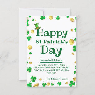 St. Patrick's Day Celebration Einladung