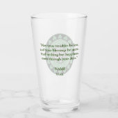 St. Patrick's Day Celebration Glass Glas (Rückseite)