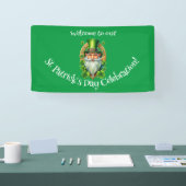 St Patrick's Day Celebration Leprechaun Banner (Messe)