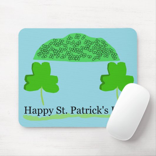 St. Patrick's Day Celebration Mousepad (Mit Mouse)